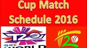 ICC T20 World Cup Match Schedule 2016