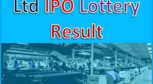 Evince Textiles Ltd IPO Lottery Result