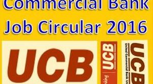 United Commercial Bank Job Circular 2016