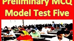 NTRCA Preliminary MCQ Model Test Five