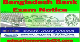 Bangladesh Bank Exam Notice