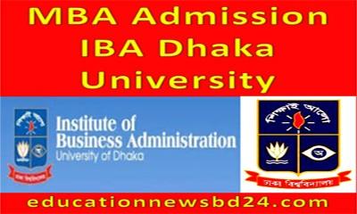 MBA Admission IBA Dhaka University