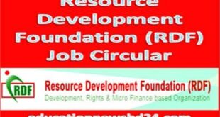 Resource Development Foundation Job Circular