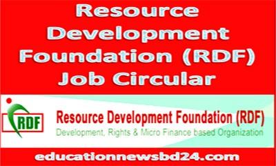 Resource Development Foundation Job Circular 2017