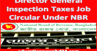 Director General Inspection Taxes Job