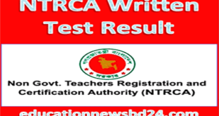 NTRCA Written Test Result