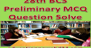 28th BCS Preliminary Question Solve