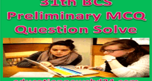 31st BCS Preliminary Question Solve