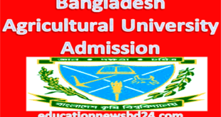 Bangladesh Agricultural University Admission