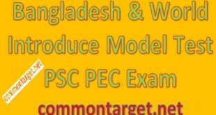 Bangladesh World Introduce Model Test