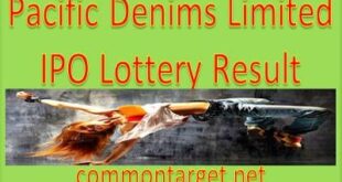 Pacific Denims Limited IPO Lottery Result