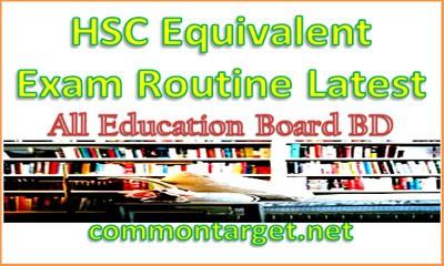 HSC DIBS Alim Vocational Same Standard Exam Routine 2021