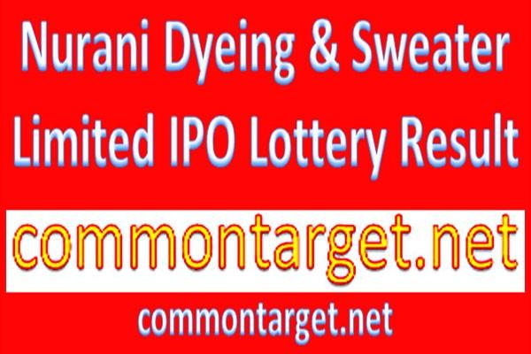 Nurani Dyeing Sweater Limited IPO Lottery Result