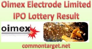 Oimex Electrode Limited IPO Lottery Result