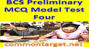 BCS Preliminary MCQ Model Test Four