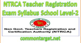 NTRCA Teacher Registration Exam Syllabus