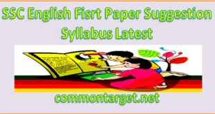 SSC English First Paper Suggestion 2021