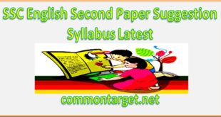 SSC English Second Paper Suggestion 2021