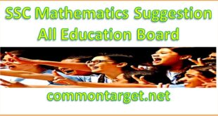 SSC Mathematics Special Suggestion 2021