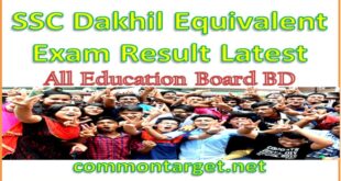 SSC Dakhil Vocational Result 2020