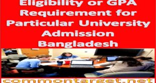 Eligibility Public University Admission