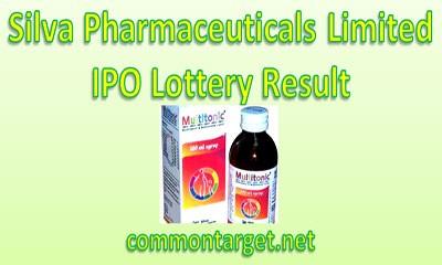 Silva Pharmaceuticals Limited IPO Lottery Result