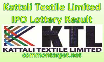 Kattali Textile Limited IPO Lottery Result