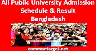 All Public University Admission Schedule 2020-2021