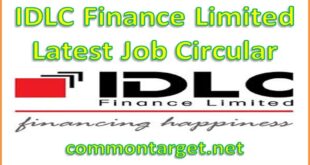 IDLC Finance Limited Job Circular