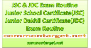 JDC Exam Routine 2021