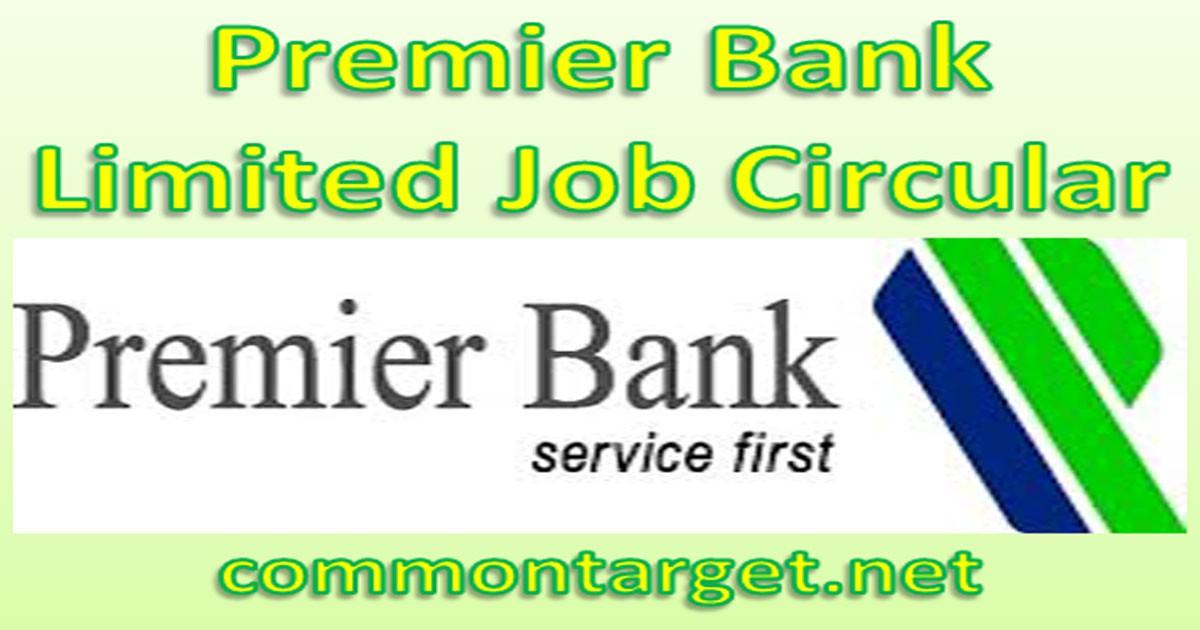 Premier Bank Job Circular 2020