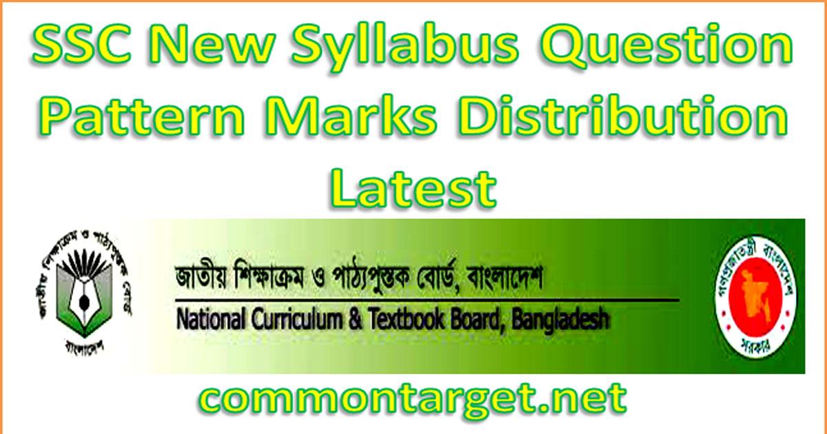 SSC Exam 2021 New Syllabus Mark Distribution 2021