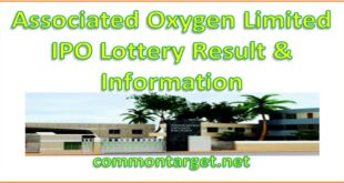 Associated Oxygen Limited IPO Lottery Result 2020