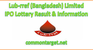 Lub-rref Bangladesh Limited IPO Lottery Result