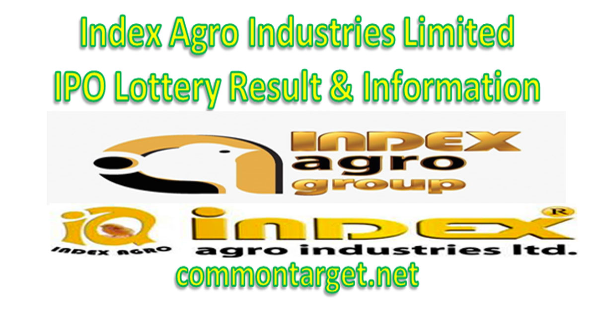 Index Agro Industries Limited IPO Lottery Result & Information 2021