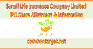 Sonali Life Insurance Company Limited Share Allotment List & Information 2021