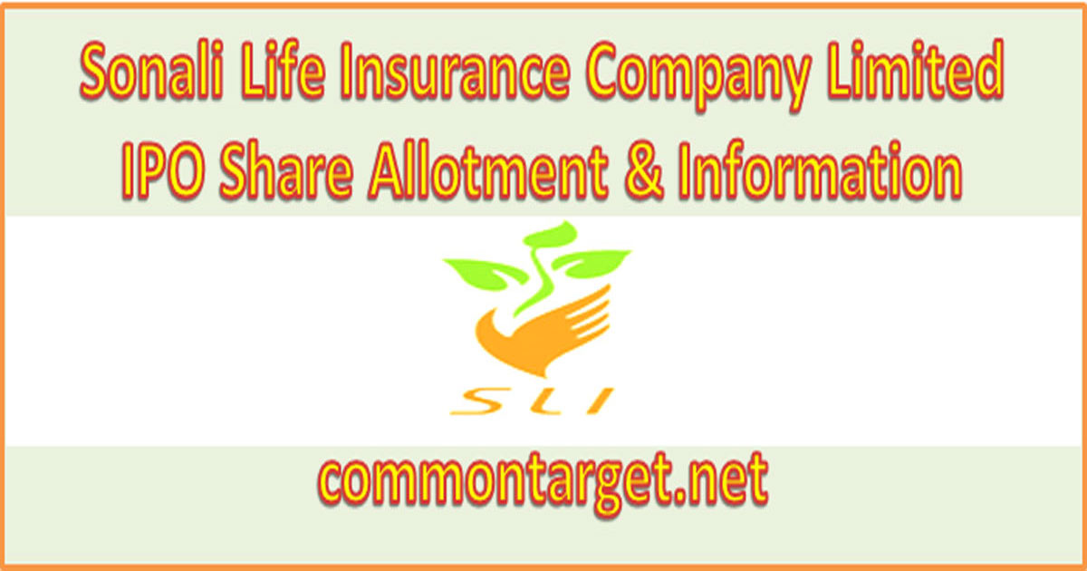 Sonali Life Insurance Company Limited Share Allotment List & Information 2021