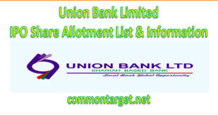 Union Bank Limited IPO Share Allotment List 2022